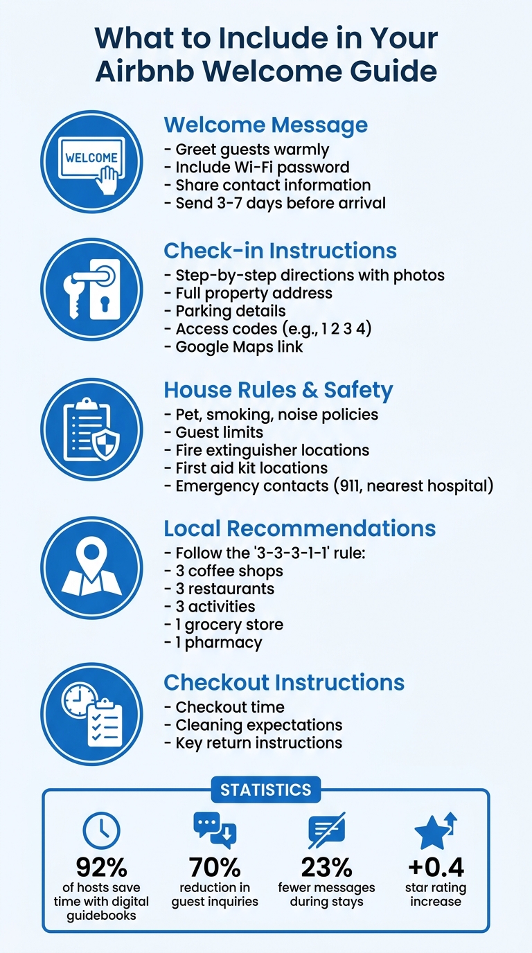 Essential Components of an Airbnb Welcome Guide