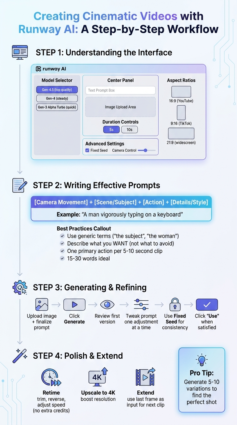 Step-by-Step Guide to Creating Videos with Runway AI