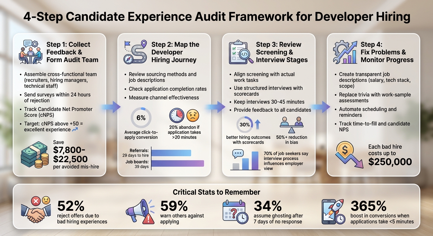 4-Step Developer Hiring Process Audit Framework