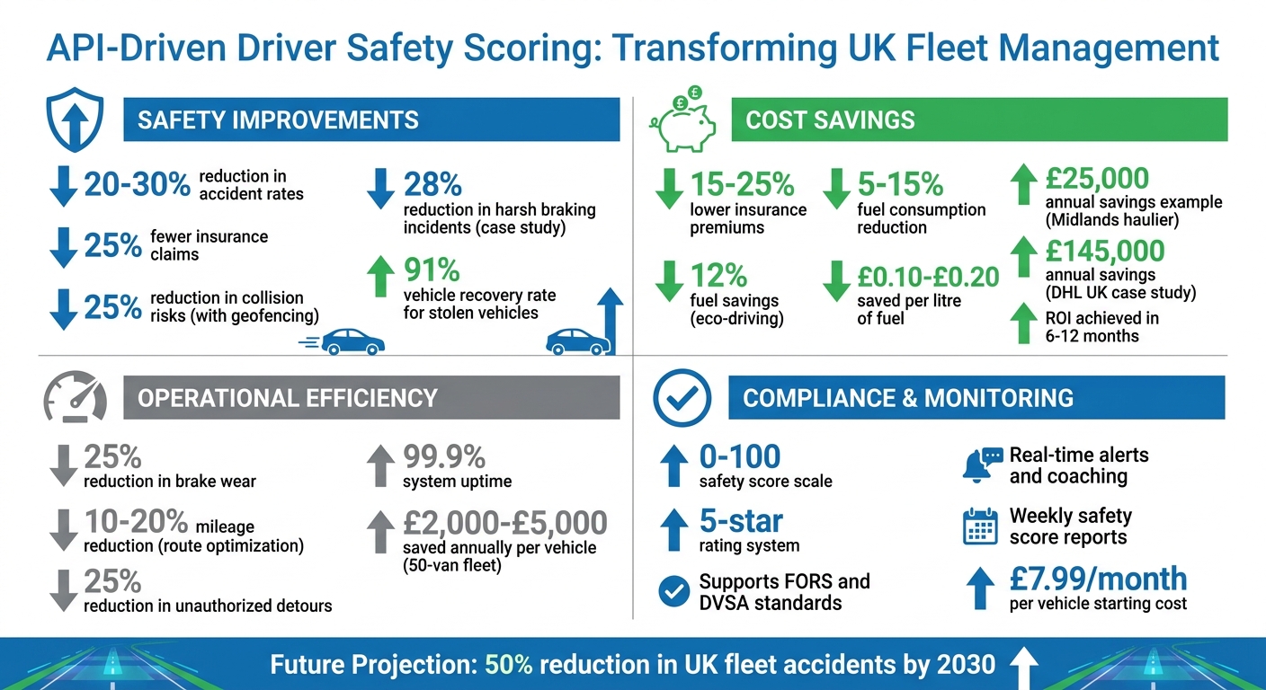 API-Driven Fleet Safety Scoring: Key Benefits and Cost Savings for UK Fleets