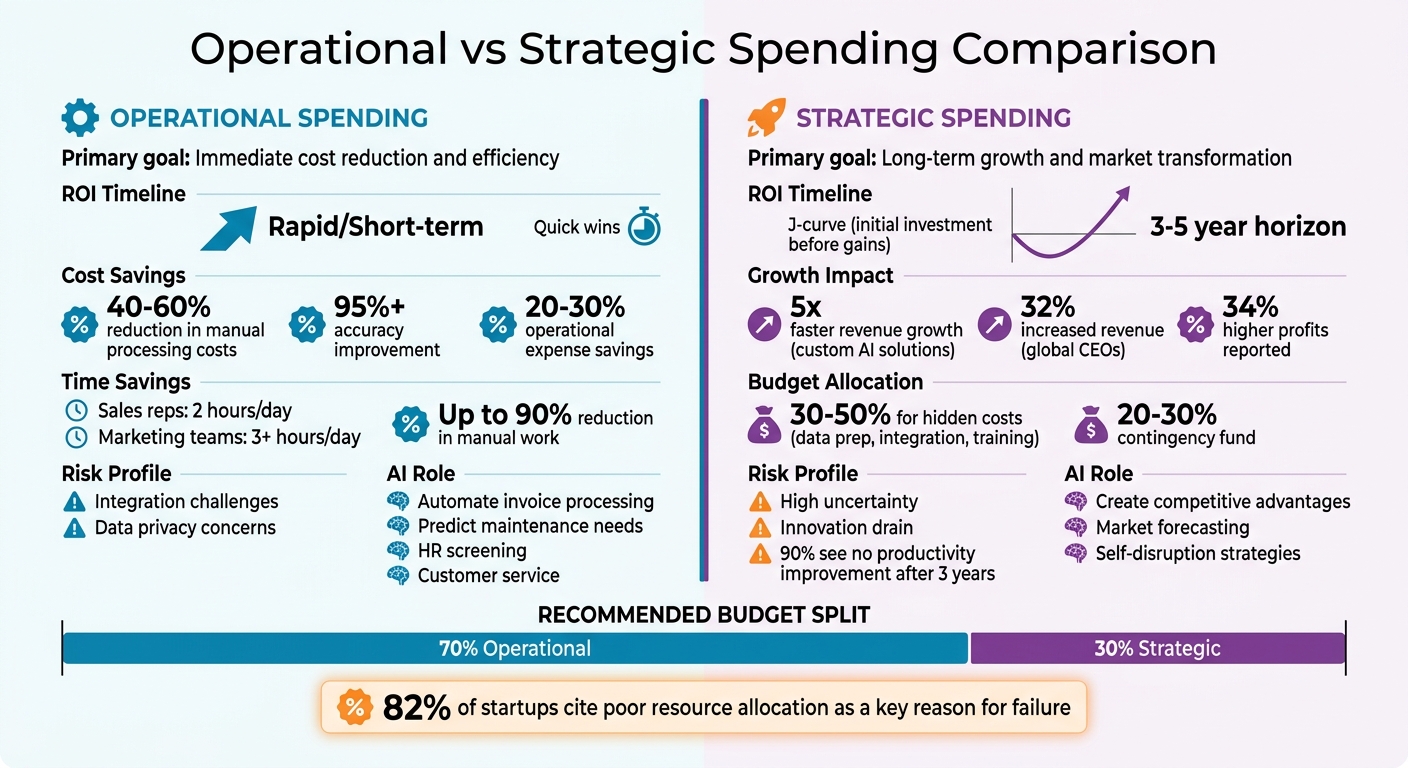 Operational vs Strategic Spending: Key Differences for Startups