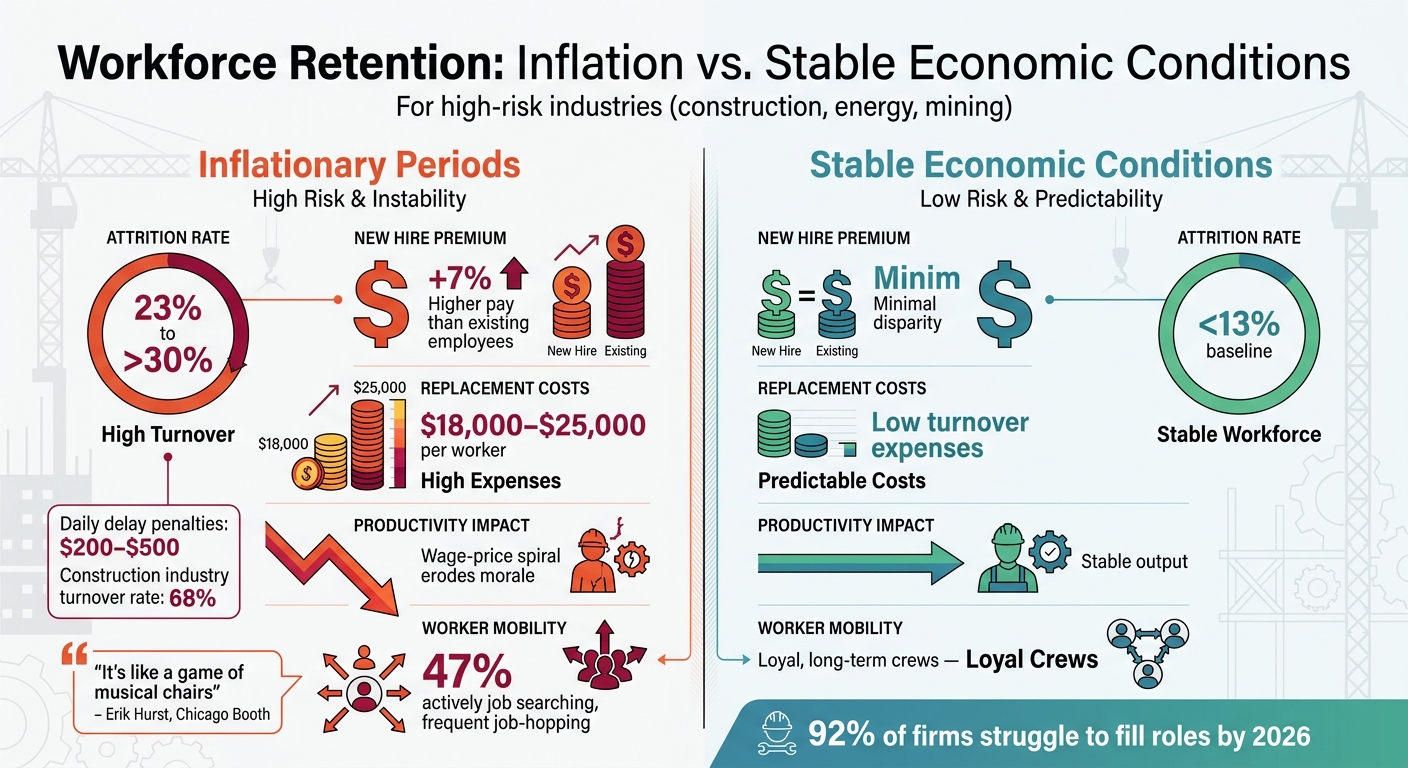 Workforce Retention: Inflation vs Stable Economic Conditions Comparison