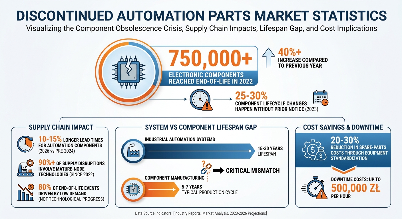 Discontinued Automation Parts Demand Statistics and Market Trends 2022-2026