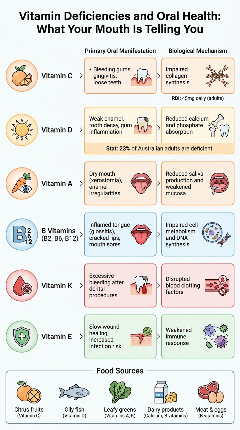 How Vitamin Deficiencies Affect Your Oral Health