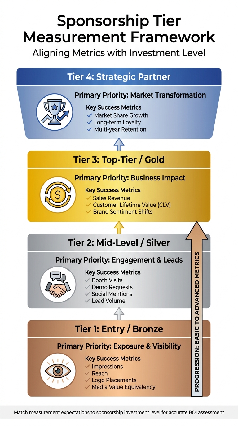 Sponsorship Tier Measurement Framework: Metrics by Investment Level