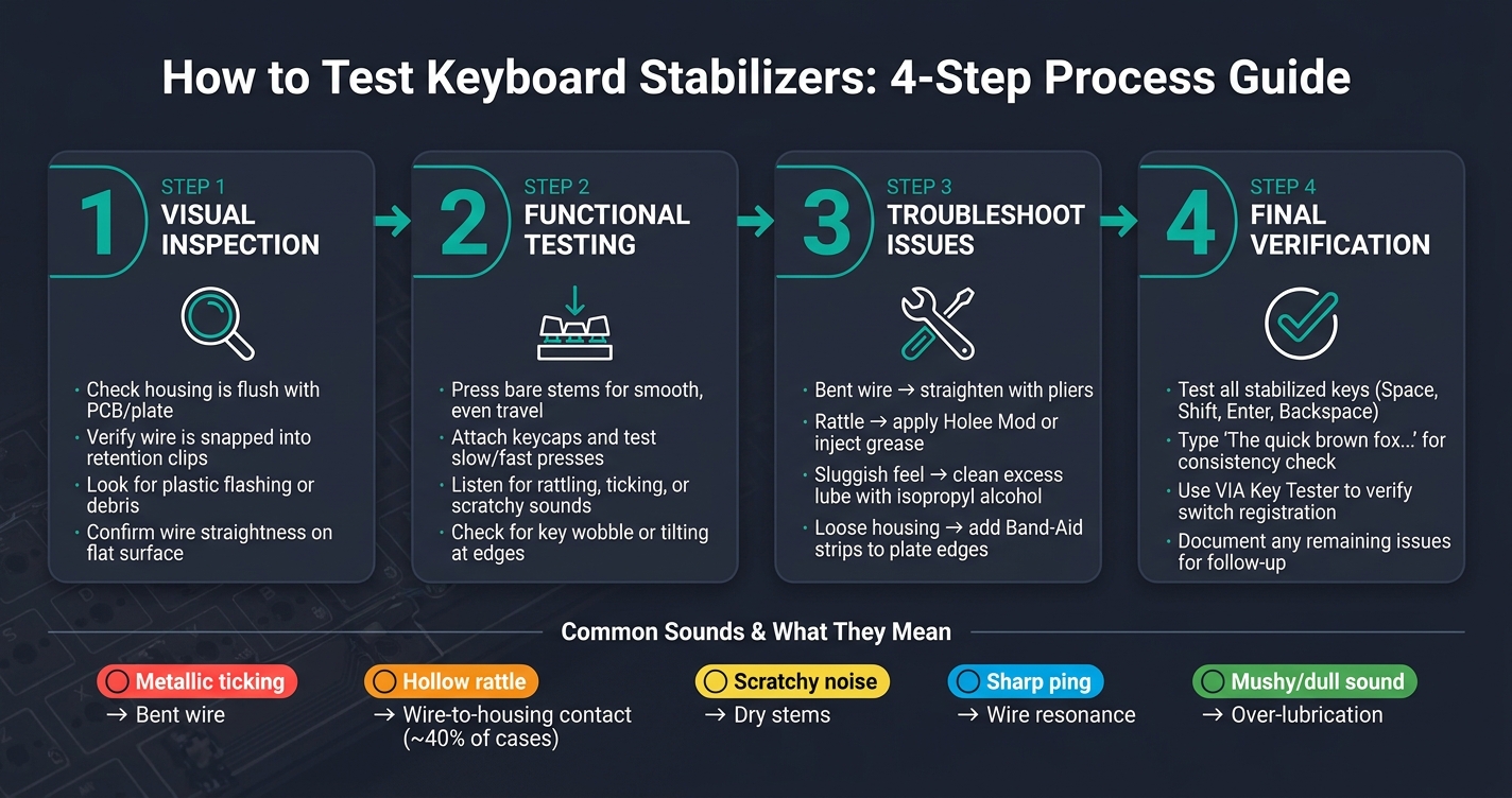 How to Test Keyboard Stabilizers: 4-Step Process Guide