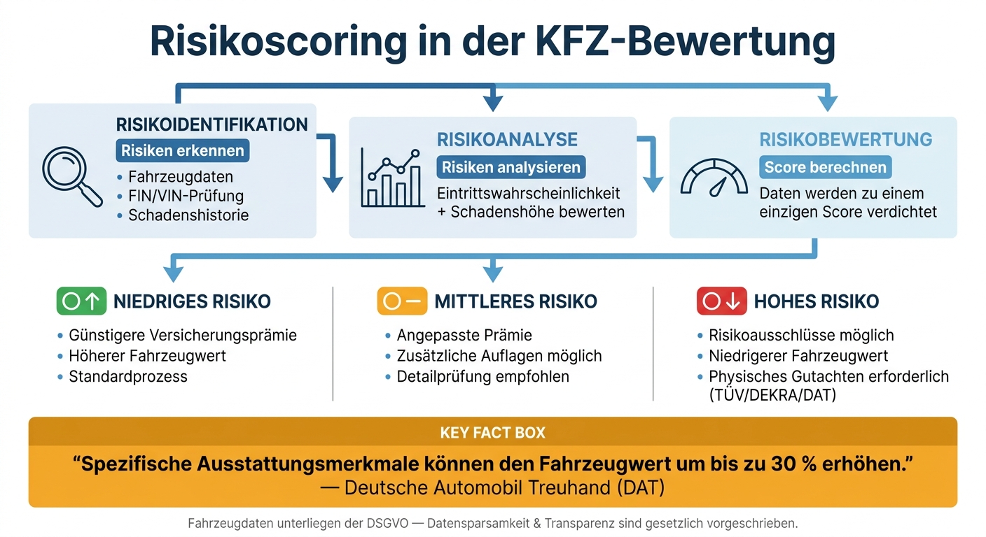 Risikoscoring in der KFZ-Bewertung: Ablauf & Einflussfaktoren