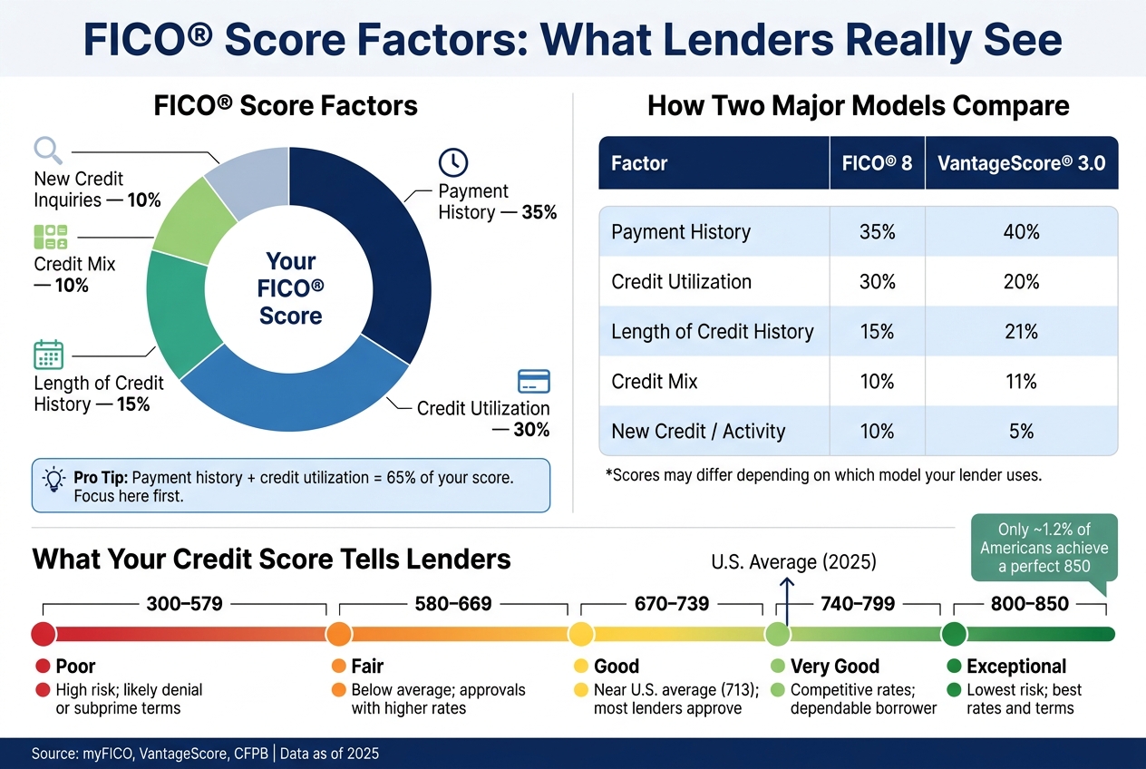 FICO® Score Factors: What Lenders Really See