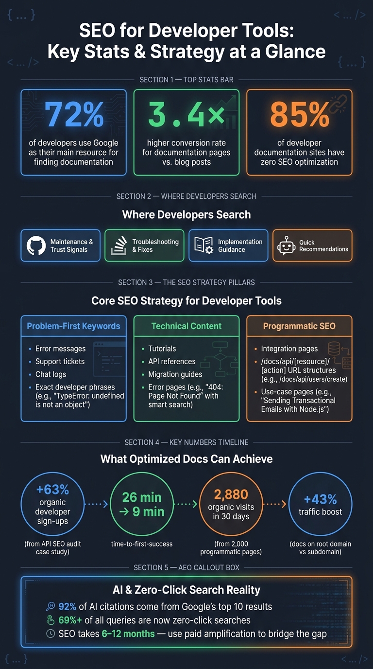 SEO for Developer Tools: Key Stats & Strategy Overview