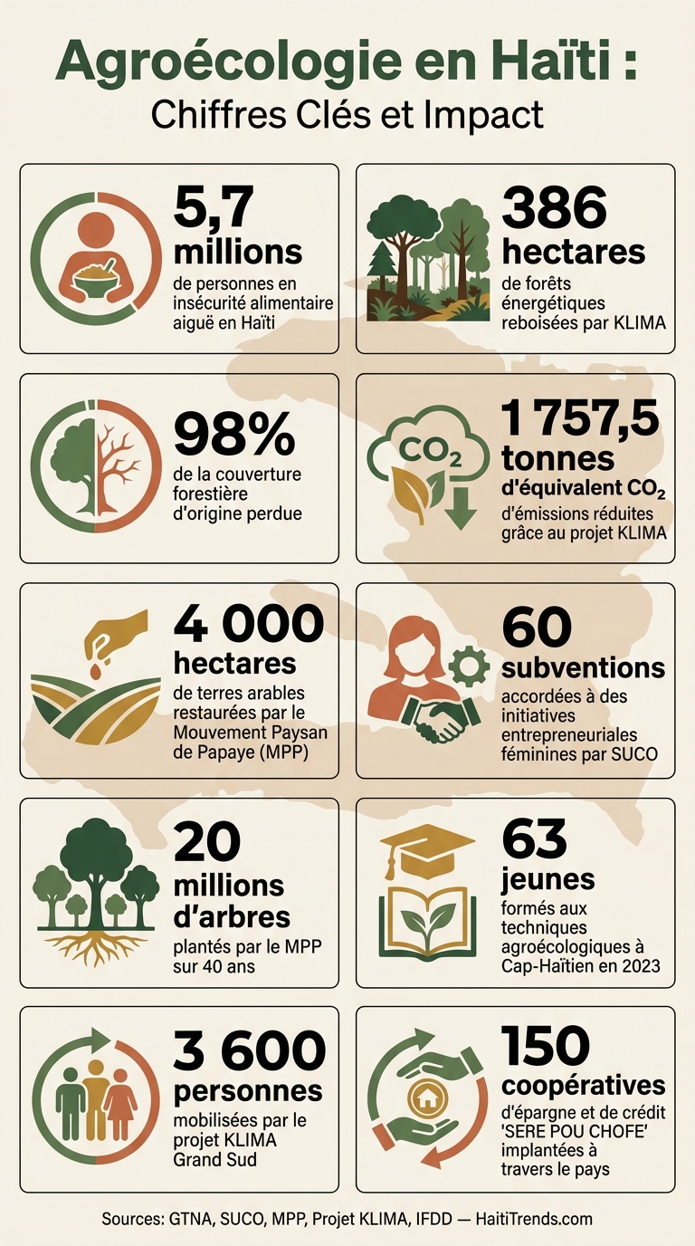 Agroécologie en Haïti : Chiffres Clés et Impact