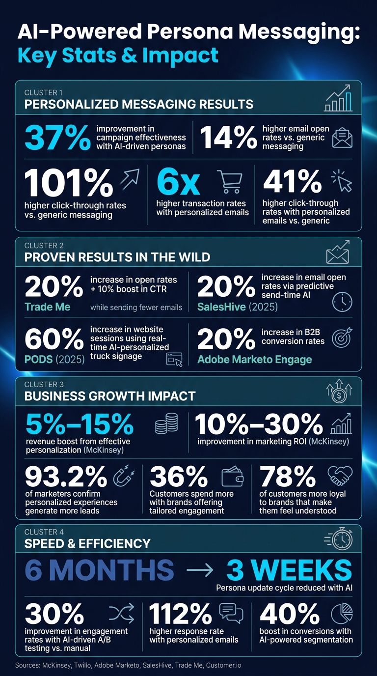 AI-Powered Persona Messaging: Key Stats & Impact