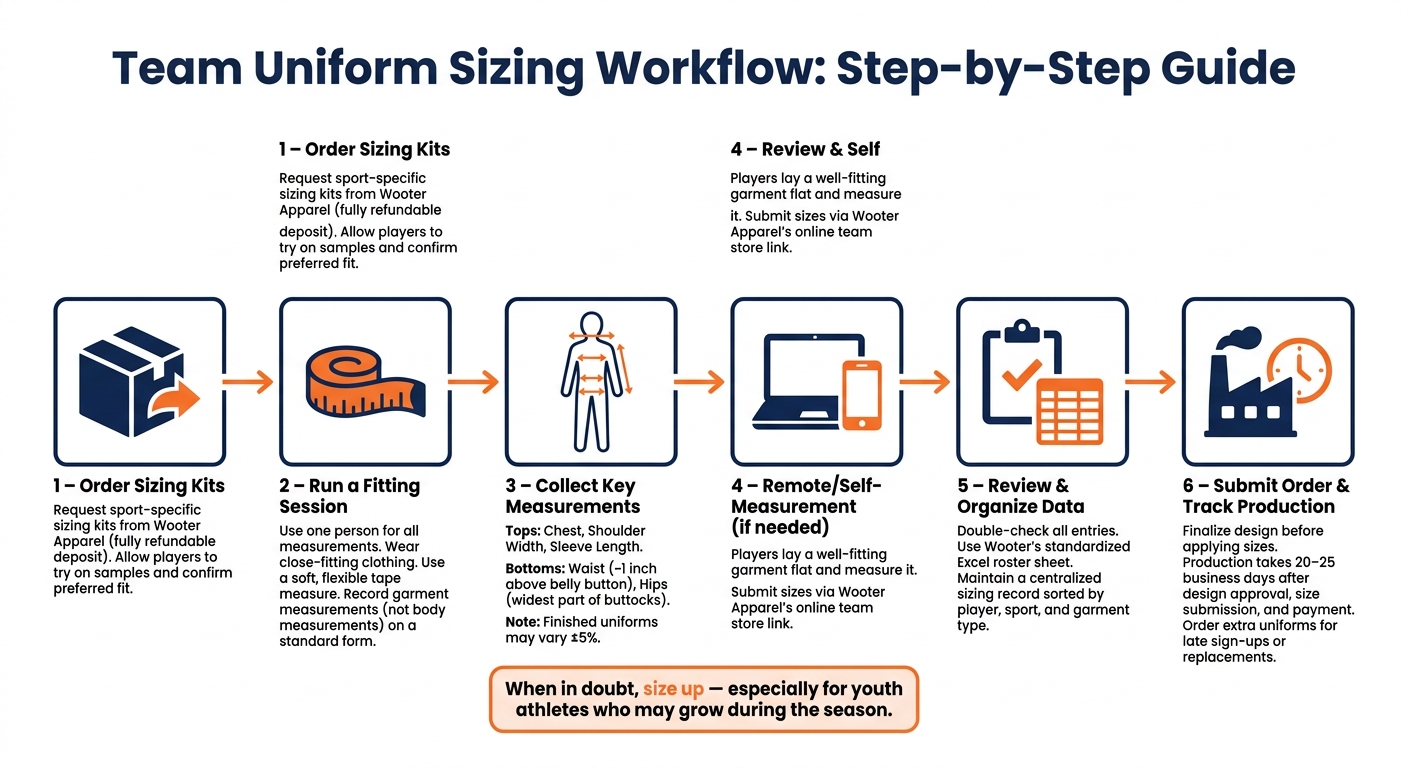 Team Uniform Sizing Workflow: Step-by-Step Guide