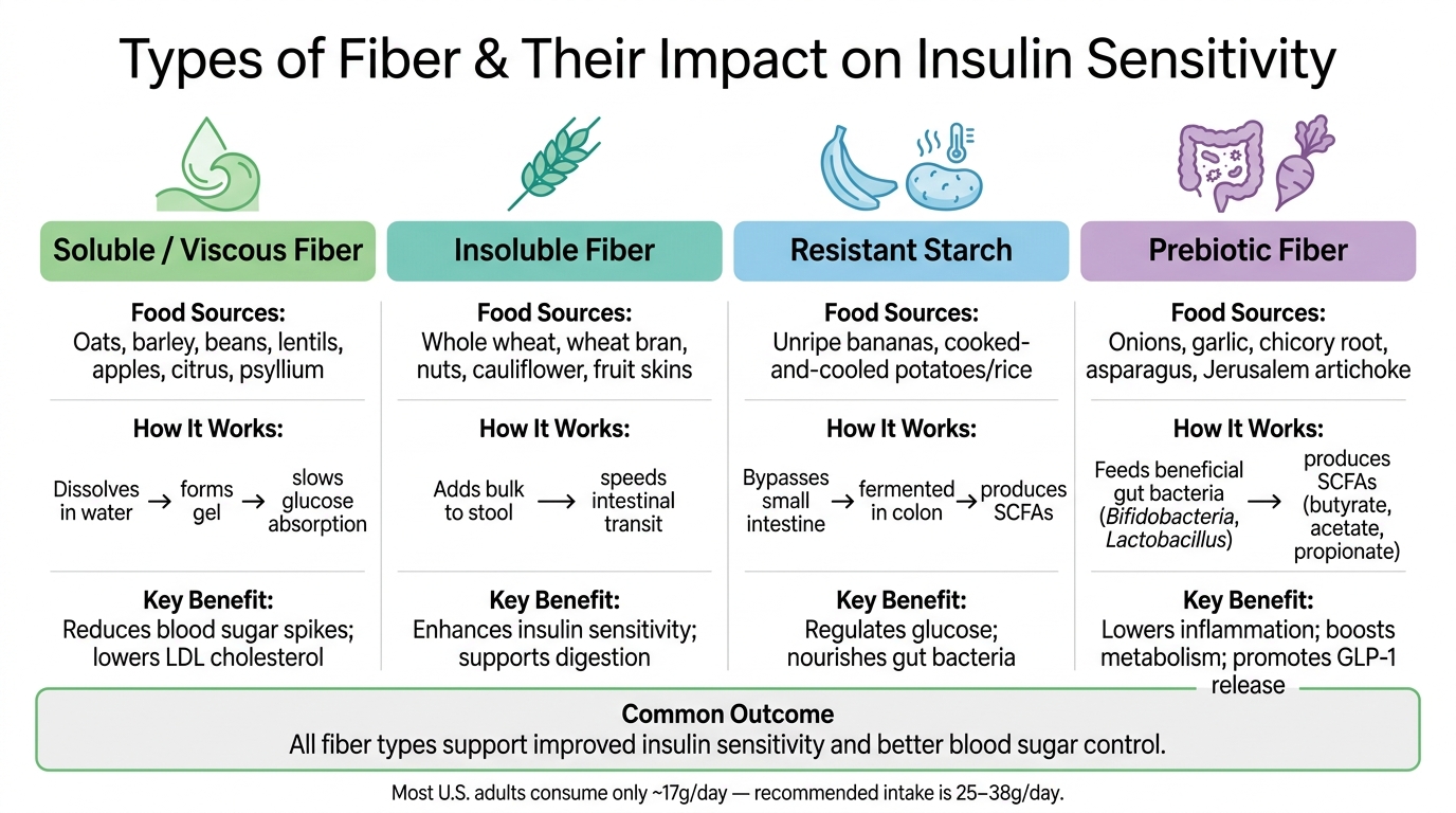 Types of Fiber & Their Impact on Insulin Sensitivity