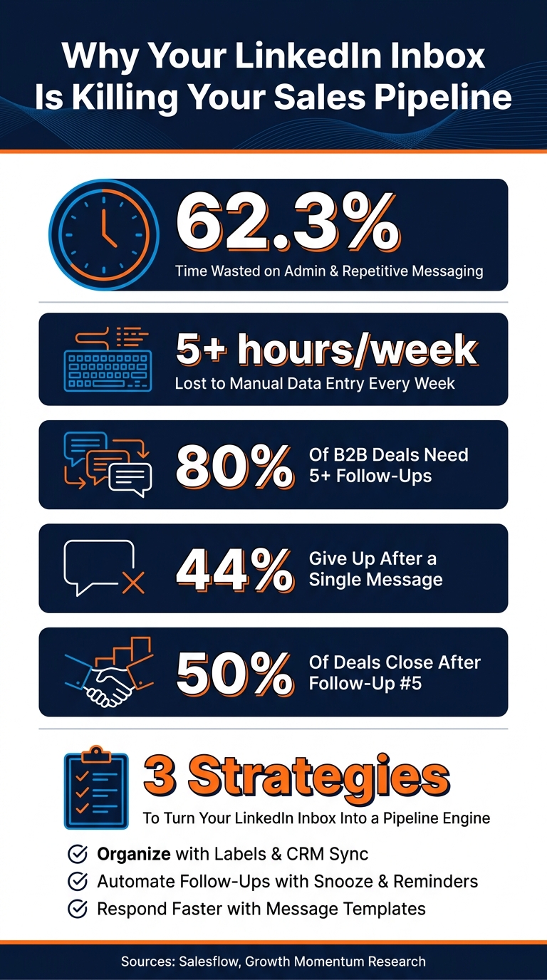 LinkedIn Inbox Sales Stats: Why Most Reps Lose Deals