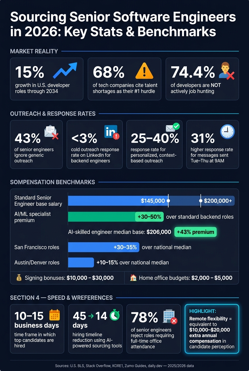 Senior Software Engineer Hiring in 2026: Key Stats & Benchmarks