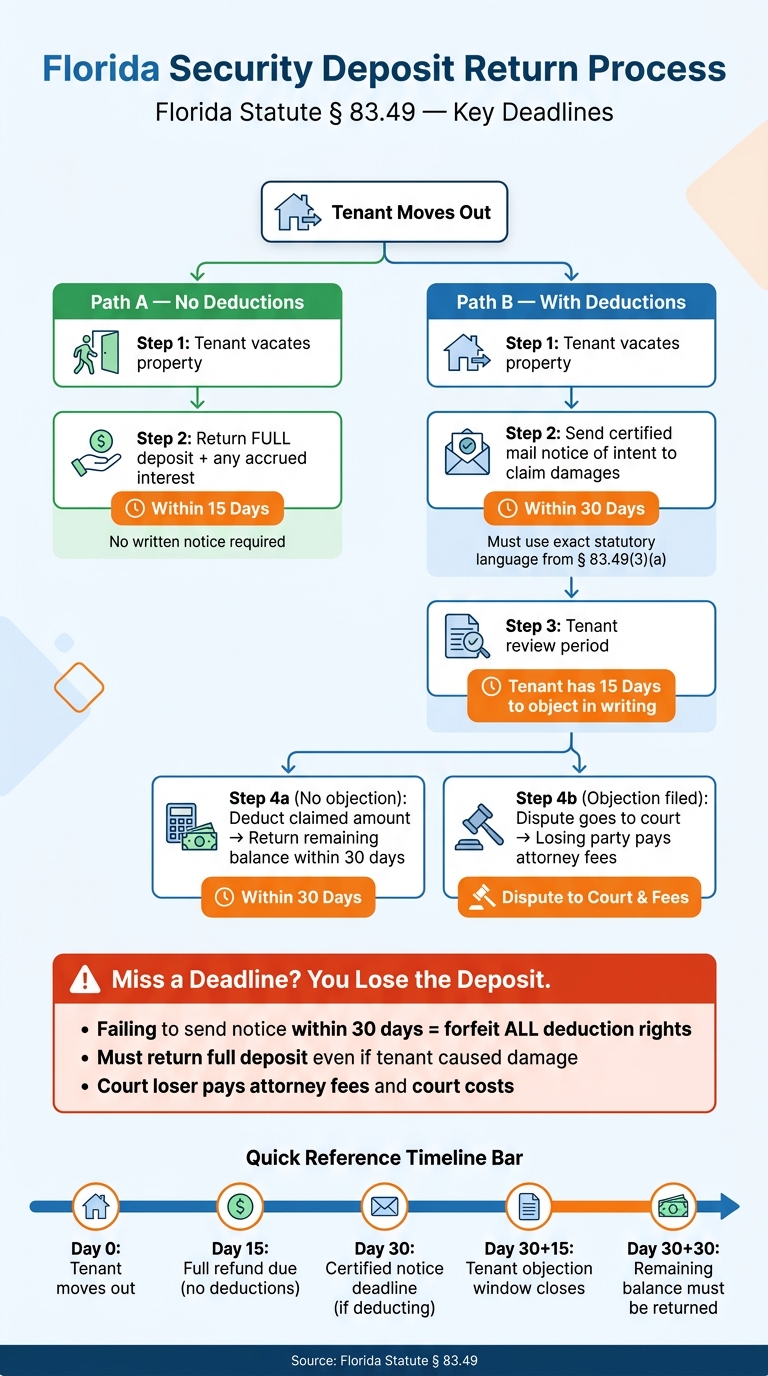 Florida Security Deposit Laws: Key Deadlines & Rules for Landlords