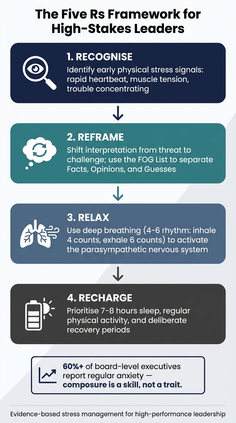 The Five Rs Framework: Stress Management for High-Stakes Leaders