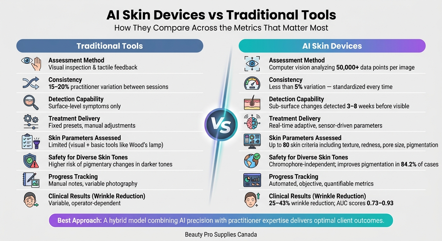 AI Skin Devices vs Traditional Tools: Key Differences at a Glance