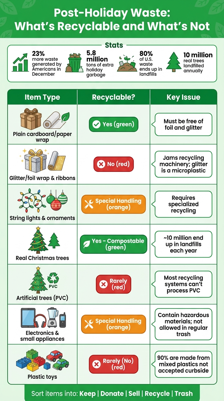 Post-Holiday Waste: What's Recyclable and What's Not