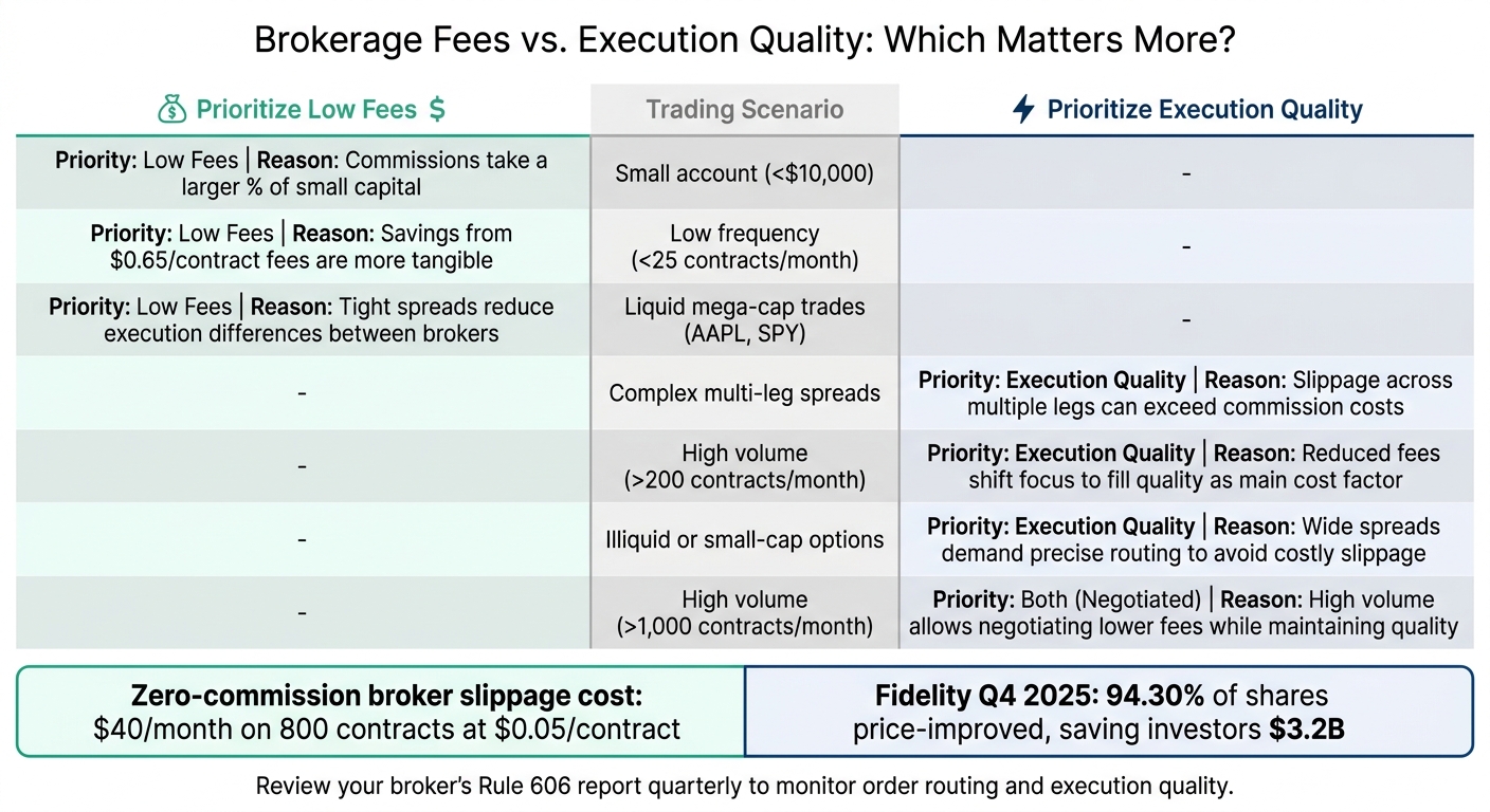 Brokerage Fees vs. Execution Quality: Which Matters More for Your Trading Style?