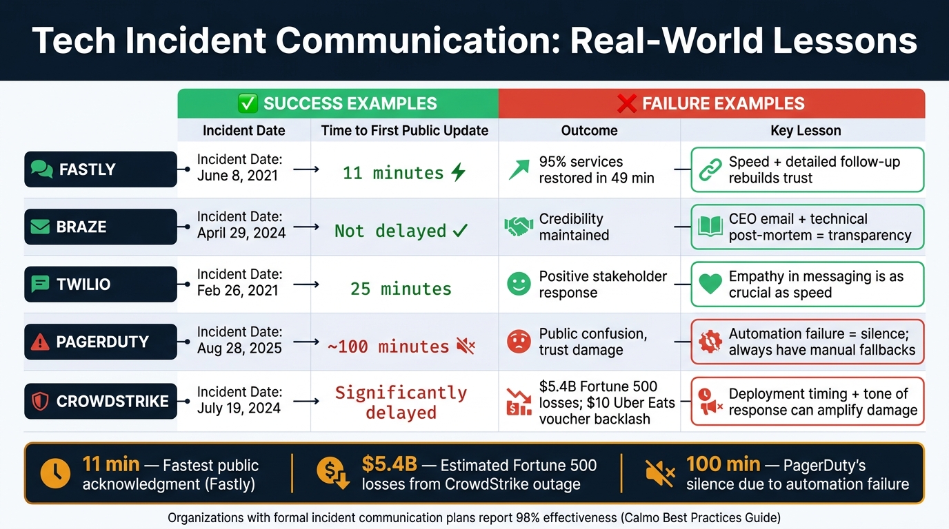 Tech Incident Communication: What Works vs. What Fails