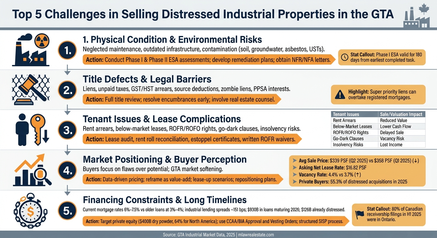 Top 5 Challenges in Selling Distressed Industrial Properties (GTA)