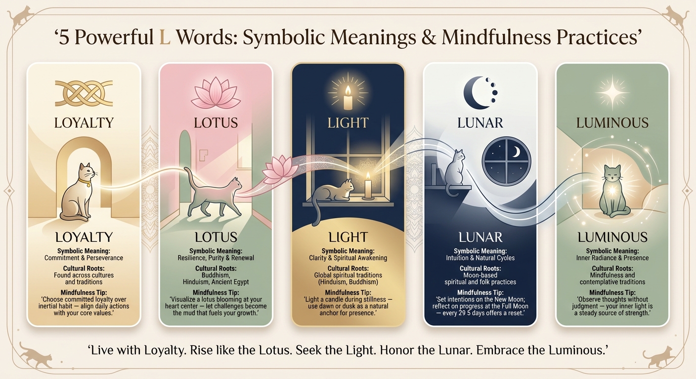 5 Powerful 'L' Words: Symbolic Meanings & Mindfulness Practices