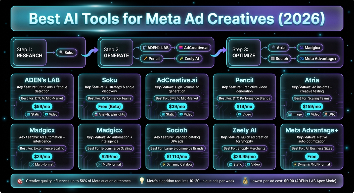 Best AI Tools for Meta Ad Creatives: Side-by-Side Comparison (2026)