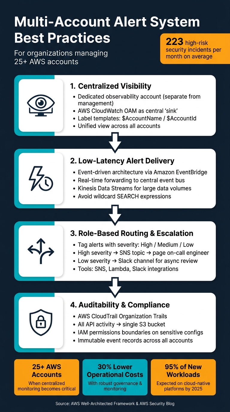 Best Practices for Multi-Account Alert Systems 3 How to Build a Multi-Account Alert System: 4 Core Requirements