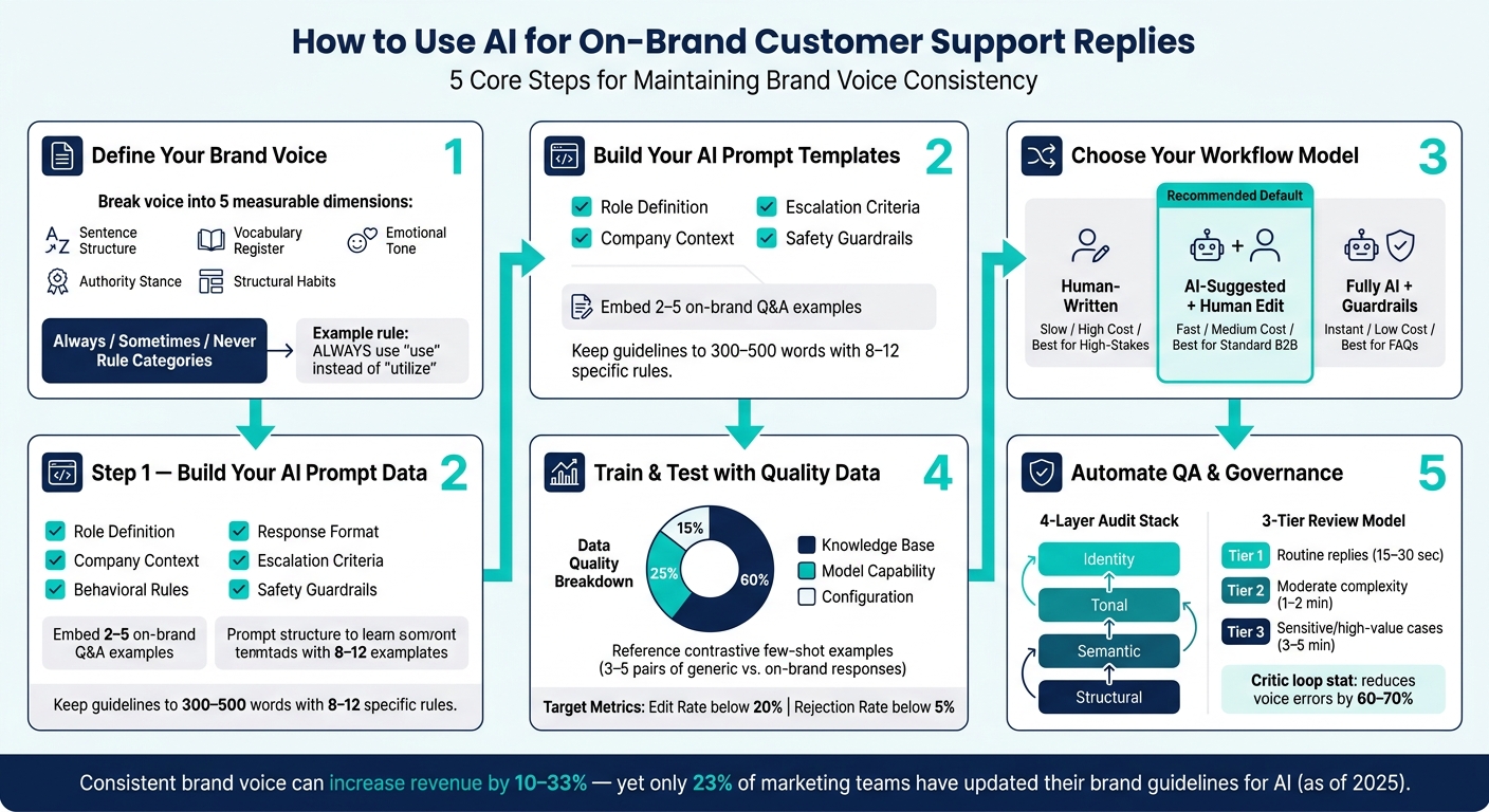 How to Use AI for On-Brand Customer Support Replies