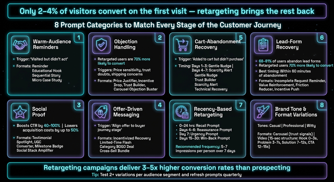 Meta Ads Retargeting: 8 Prompt Categories & When to Use Them