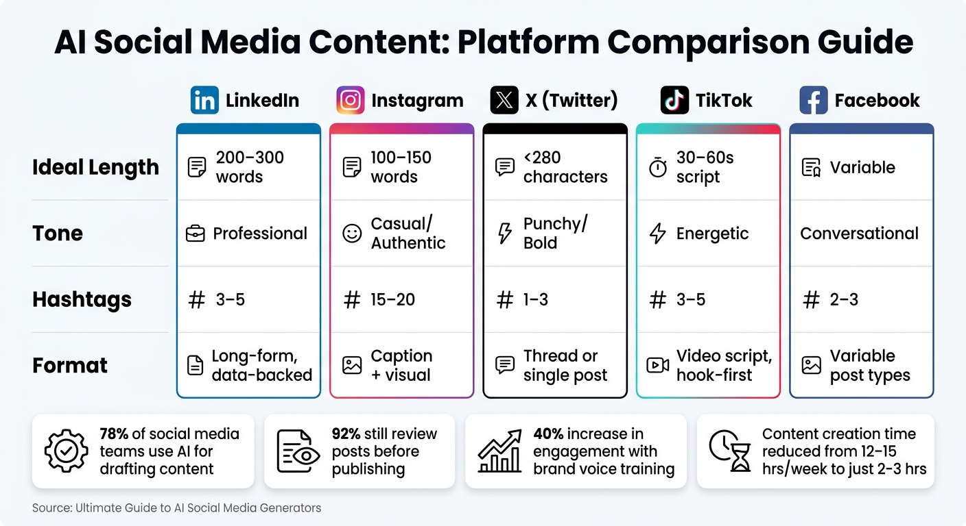 AI Social Media Generators: Platform-by-Platform Content Guide