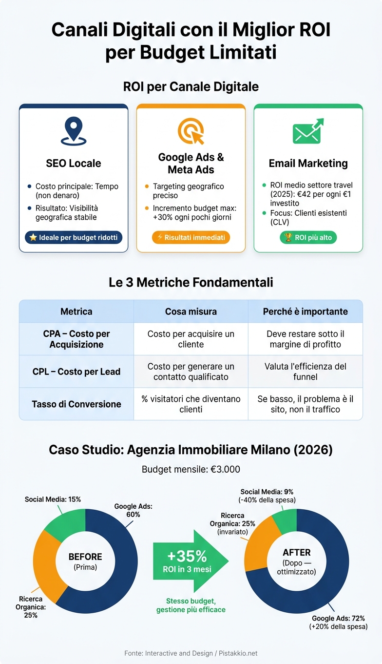 Strategie per massimizzare il roi con budget limitato 1 Roi del marketing digitale: canali, metriche e allocazione del budget