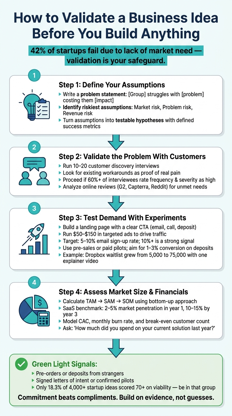 How to Validate a Business Idea in 4 Steps