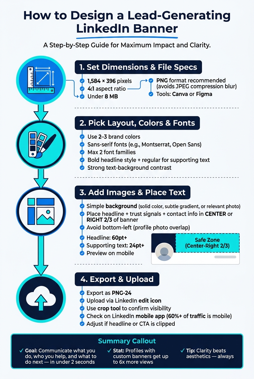 How to Design a LinkedIn Banner That Generates Leads: Step-by-Step