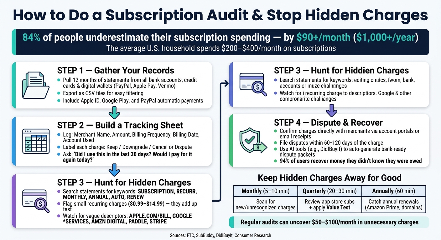 How to Do a Subscription Audit: Step-by-Step Guide