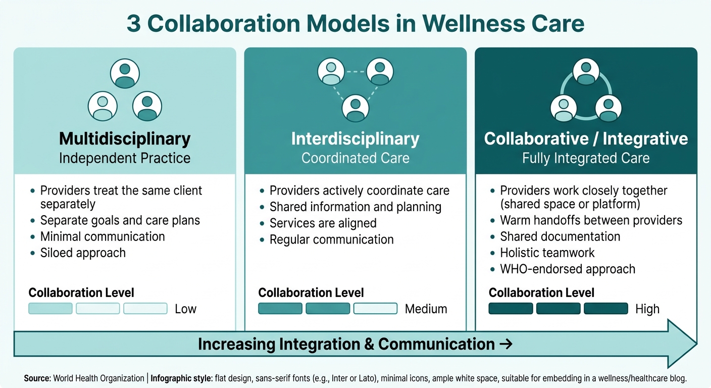 3 Collaboration Models in Wellness Care: Key Differences