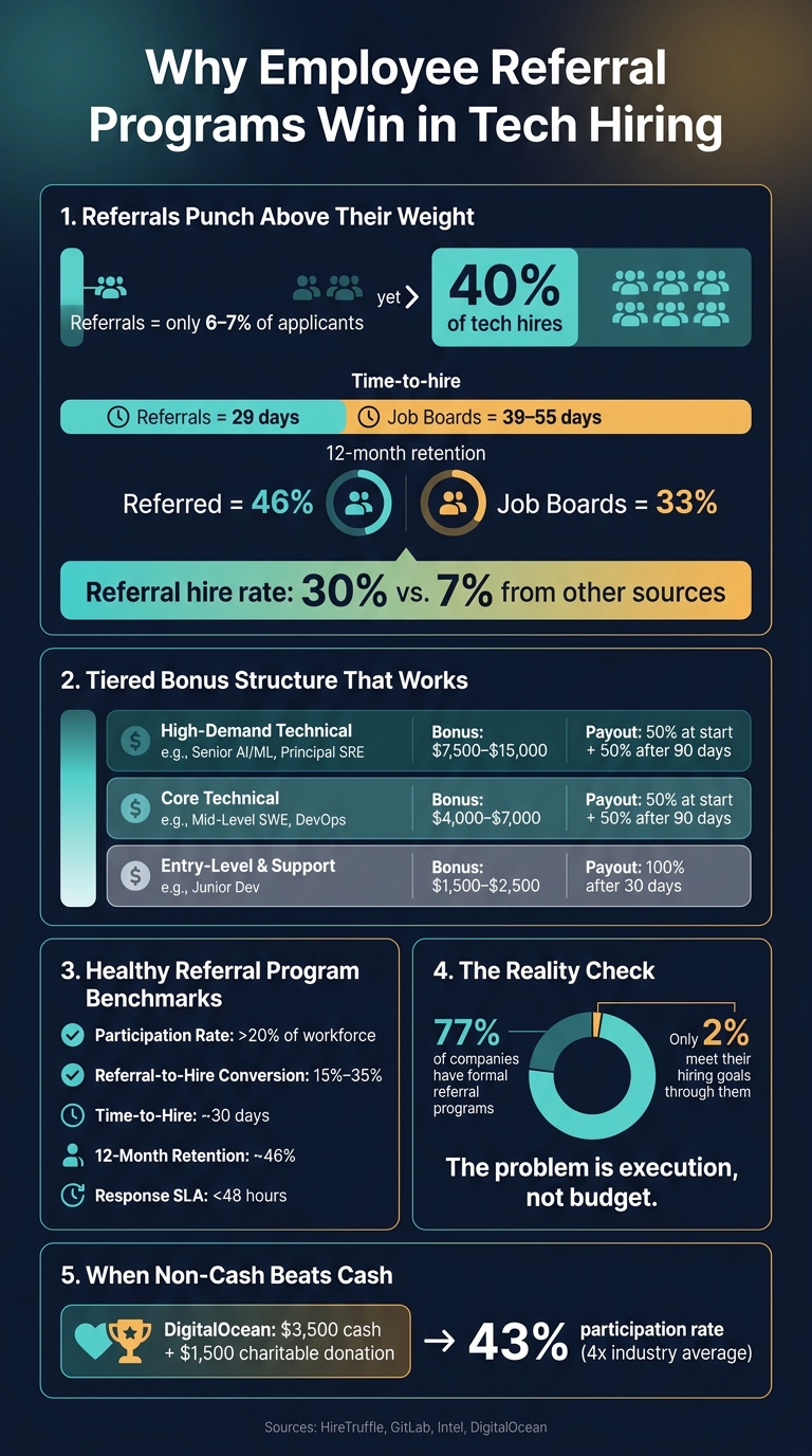 Employee Referral Programs: Key Stats & Metrics for Engineering Teams