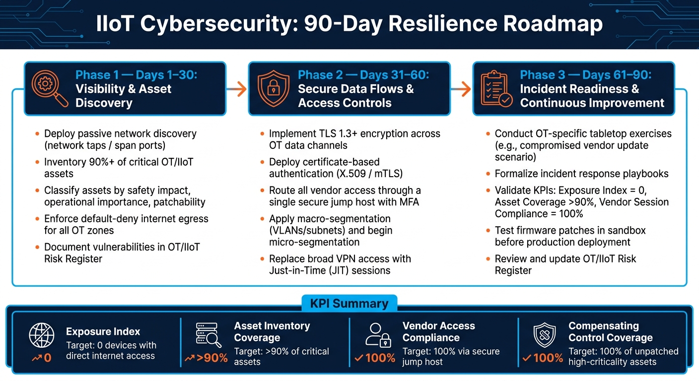 IIoT Cybersecurity 90-Day Resilience Plan