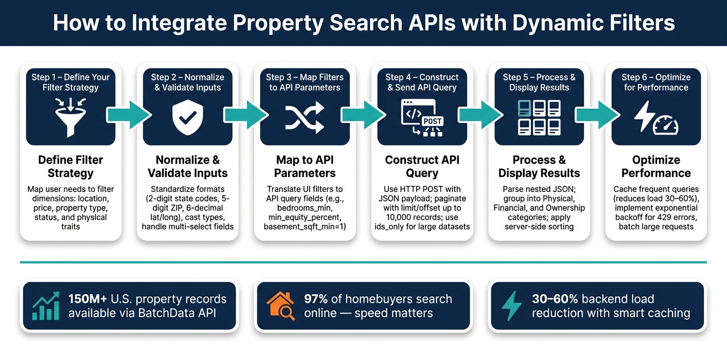 How to Integrate Property Search APIs with Dynamic Filters