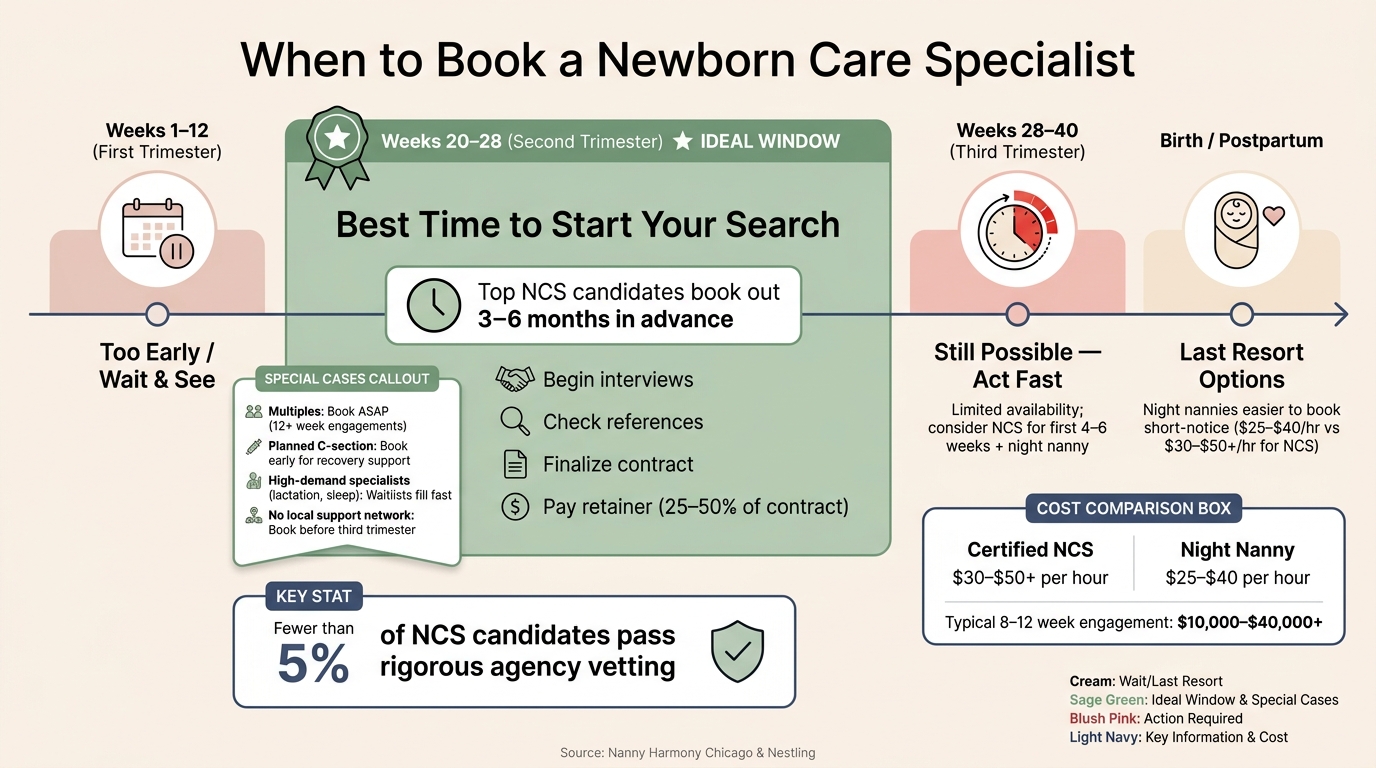 When to Book a Newborn Care Specialist: Your Pregnancy Timeline