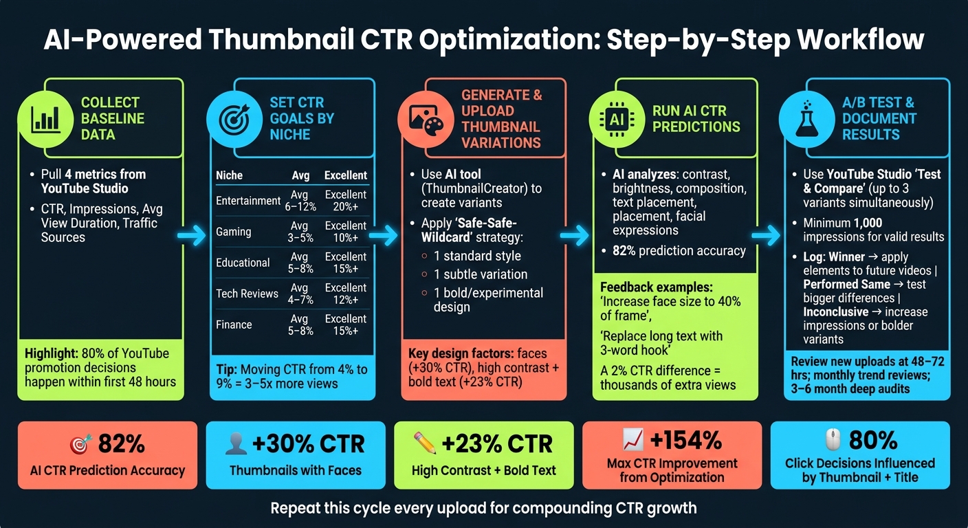AI-Powered Thumbnail CTR Optimization Workflow
