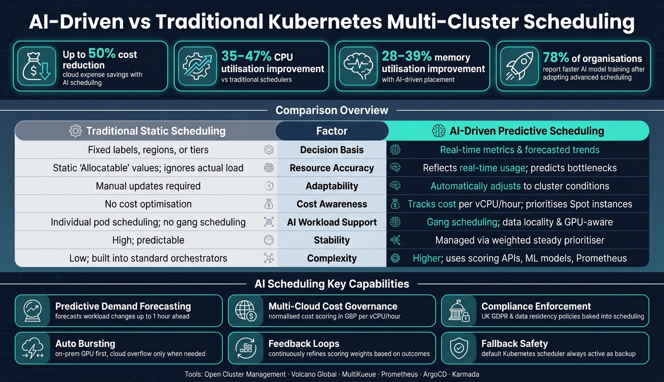 AI vs Traditional Kubernetes Scheduling: Key Differences &amp; Benefits