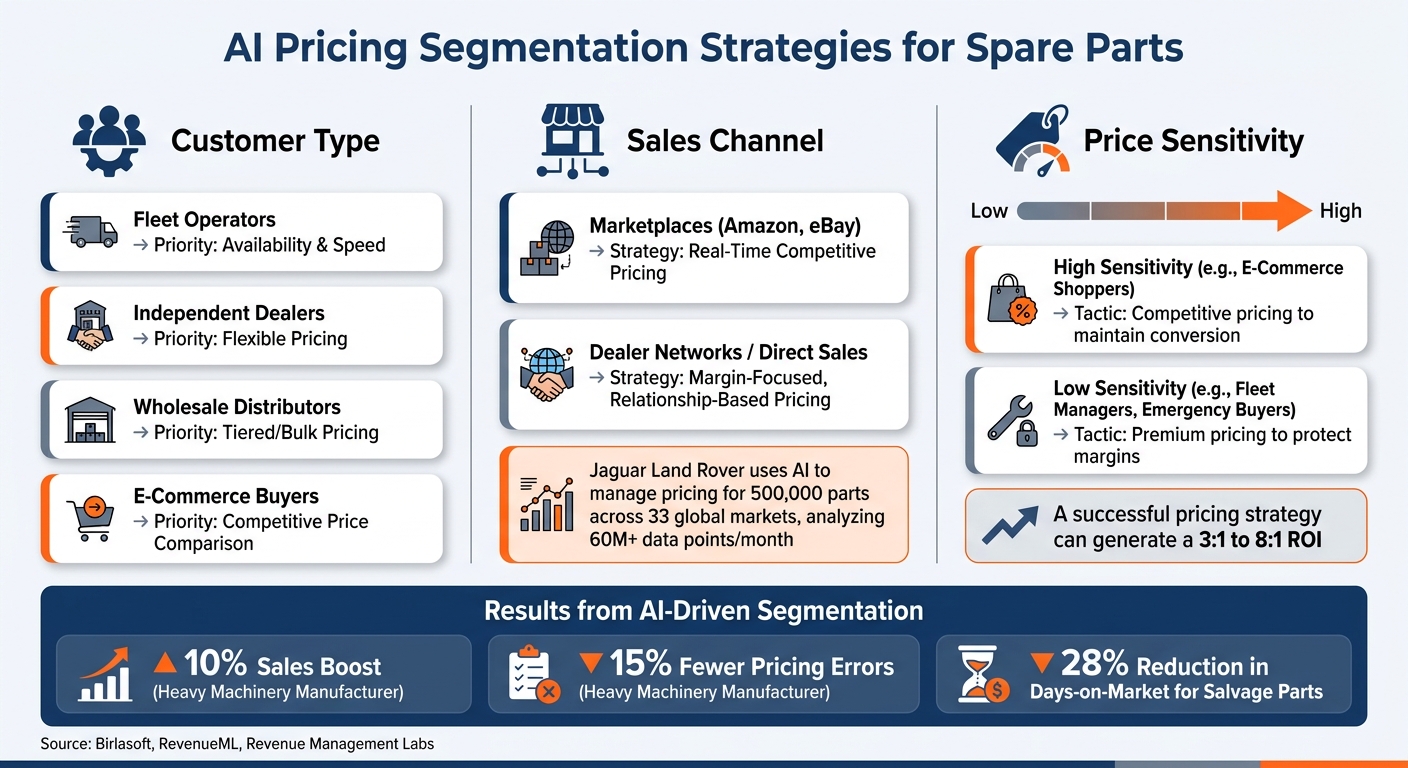 AI Pricing Segmentation Strategies for Spare Parts: Key Customer Segments and Channels