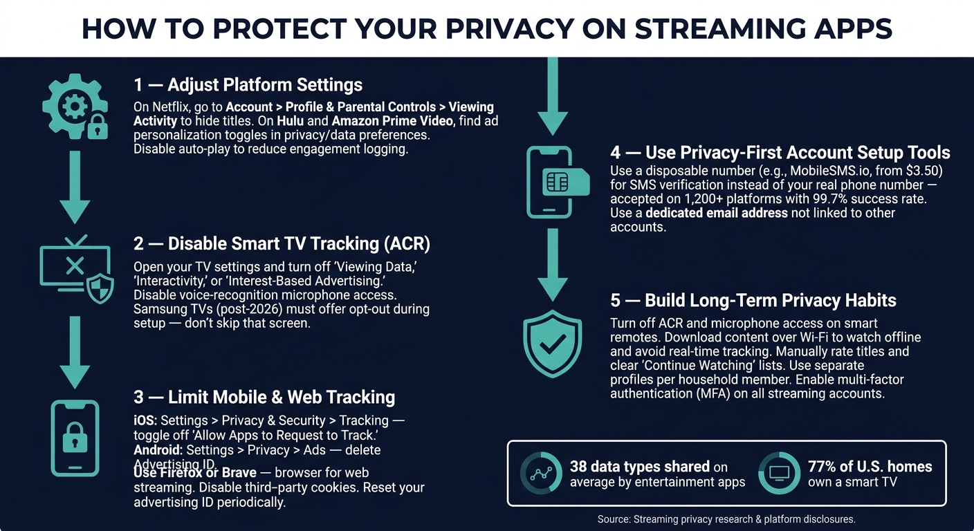 Streaming Apps Sharing Data: What You Need to Know 3 How to Protect Your Privacy on Streaming Apps