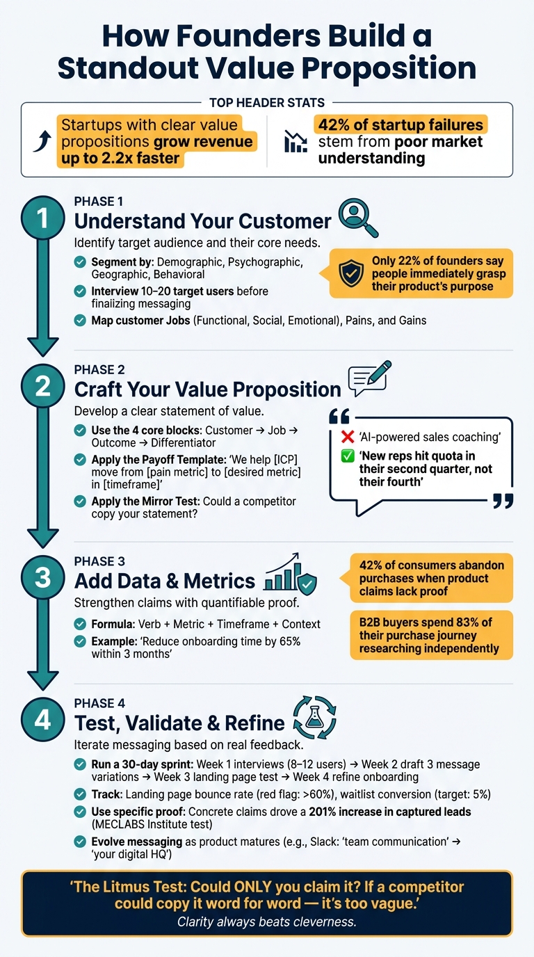 How to Build a Standout Value Proposition: A Step-by-Step Framework