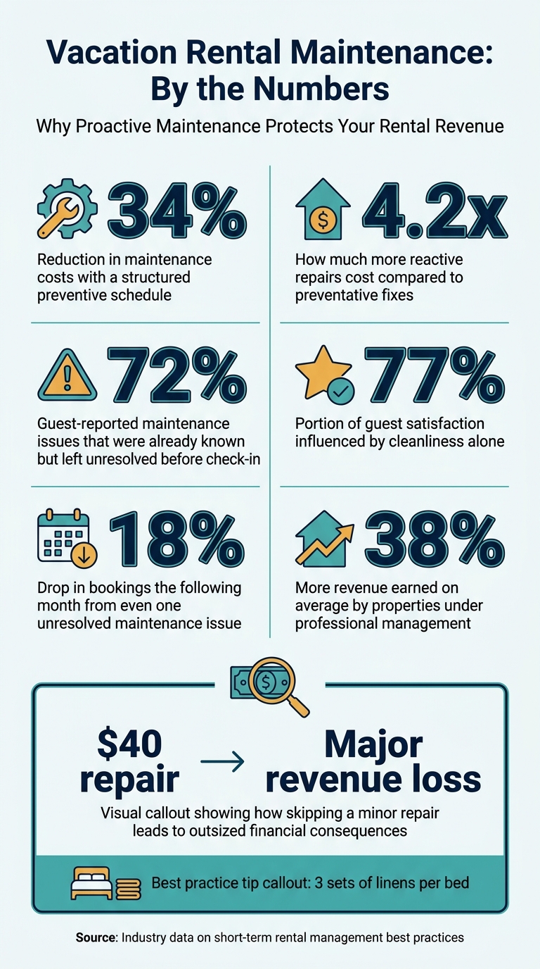 Vacation Rental Maintenance: Key Stats & Cost-Saving Facts