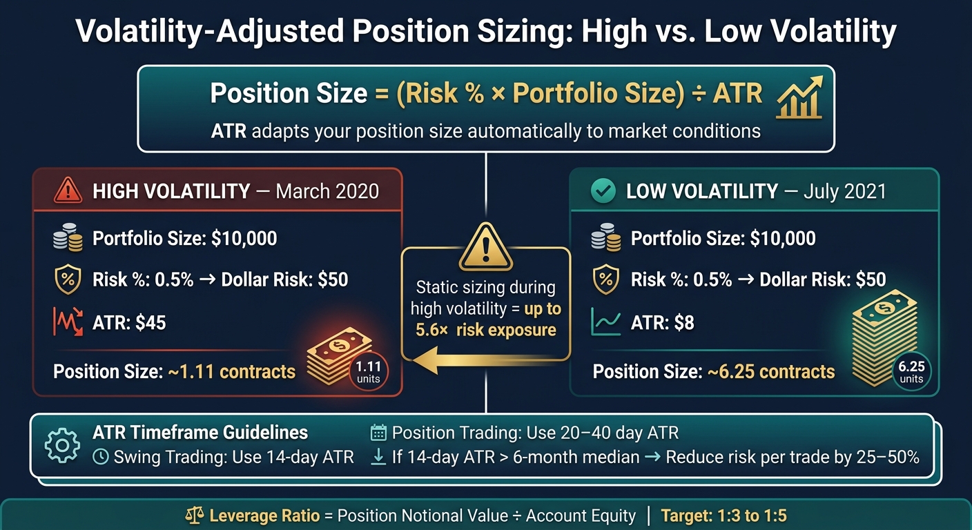 Volatility-Adjusted Position Sizing: High vs. Low Volatility