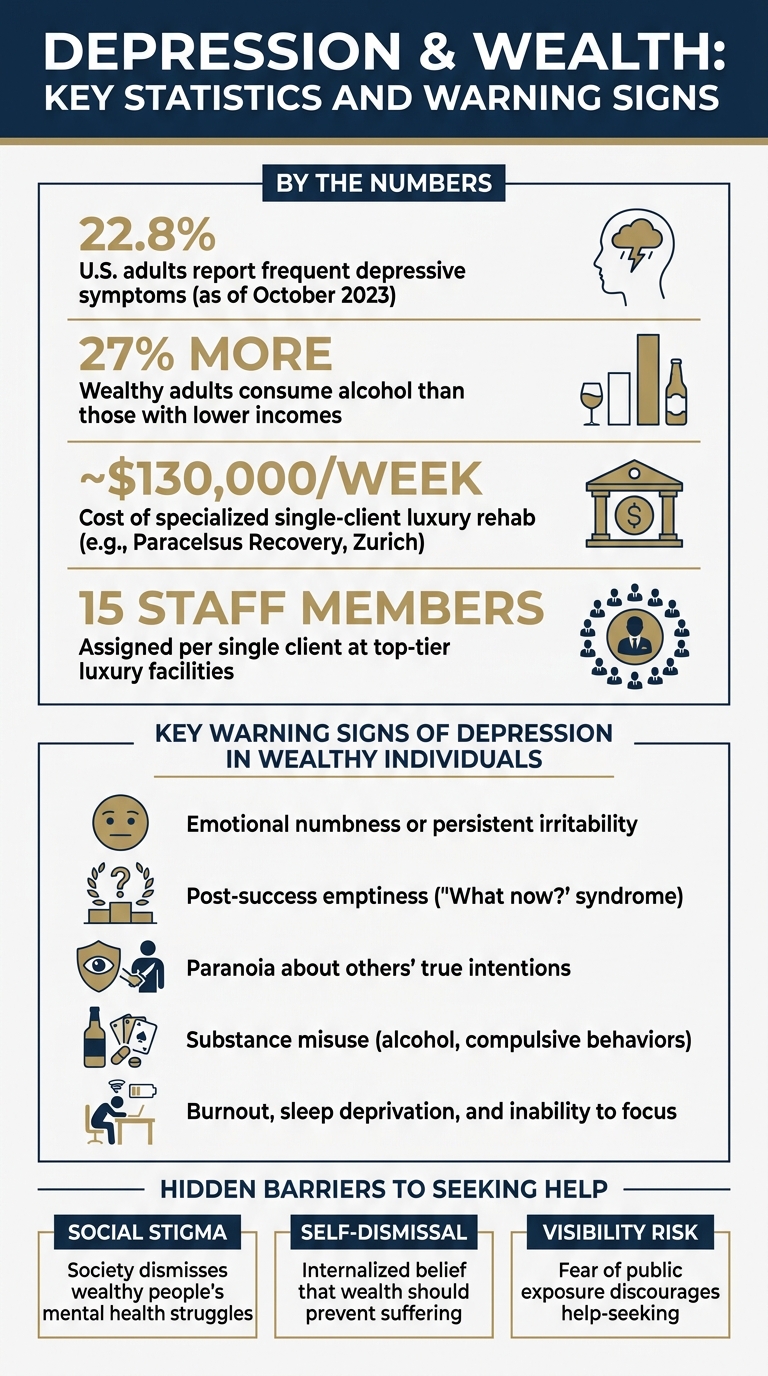 Depression & Wealth: Key Statistics and Warning Signs