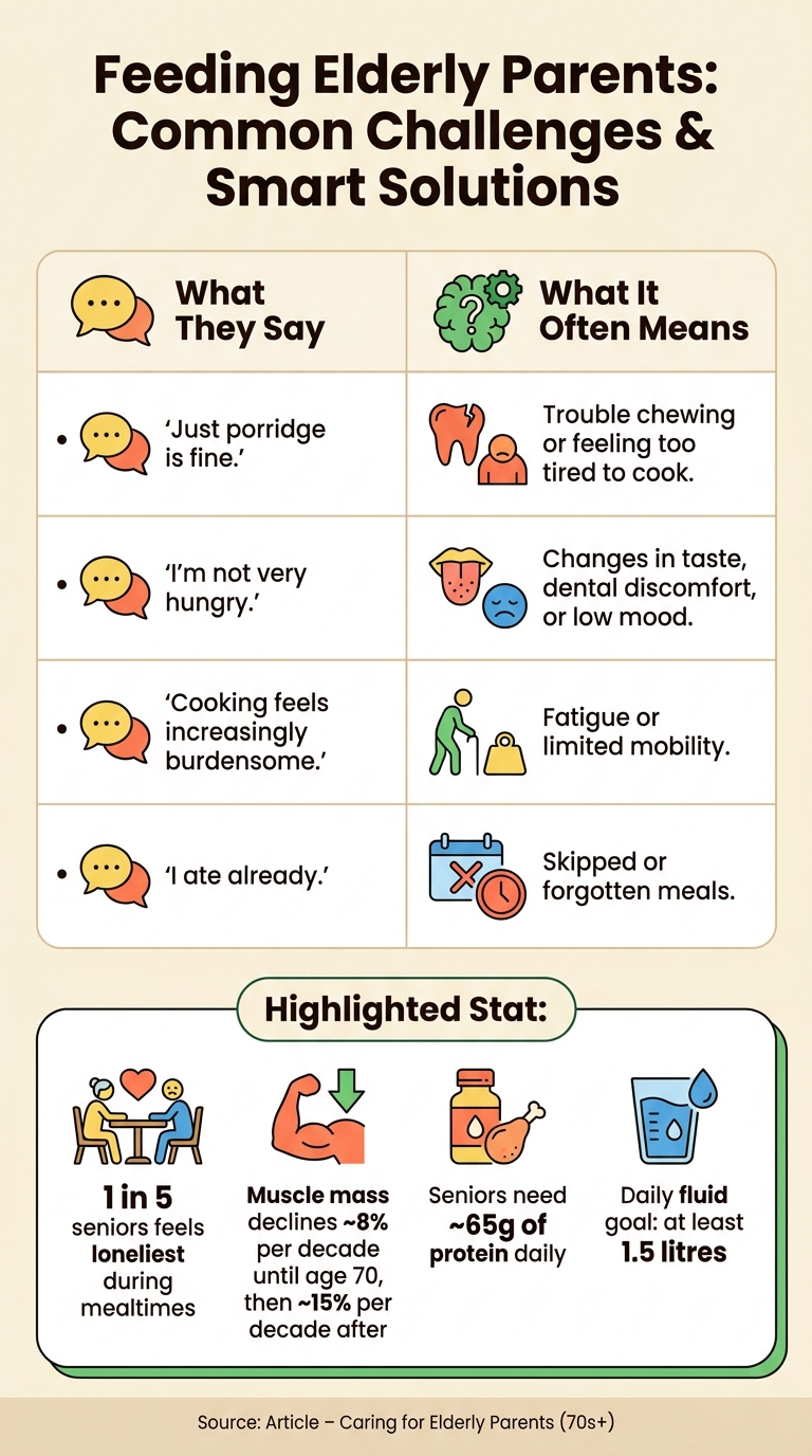 Feeding Elderly Parents: Common Challenges & Smart Solutions